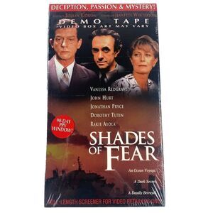 Factory Sealed Shades of Fear VHS Video Tape Vanessa Redgrave Demo Screener 1994